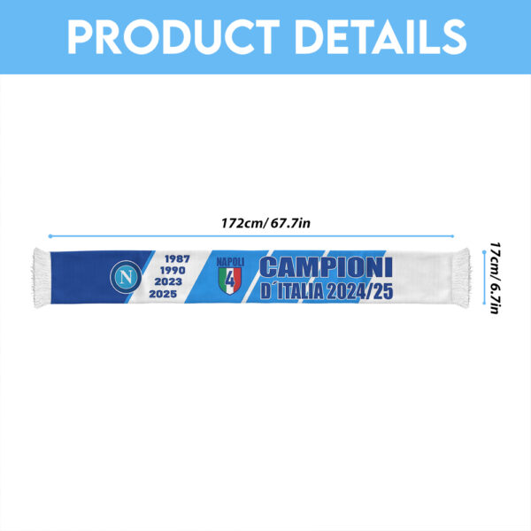 S.S.C. Napoli Ruffneck Soccer Scarf - TANTN 13049