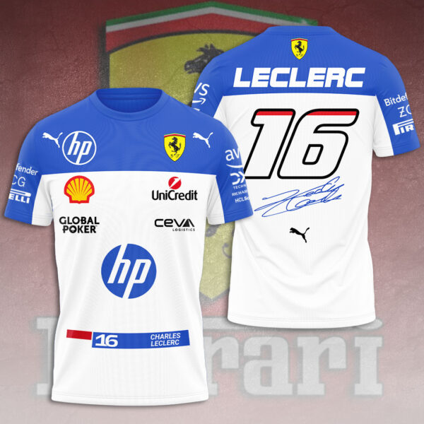 Scuderia Ferrari x Charles Leclerc 3D Apparel – HOATT 10218