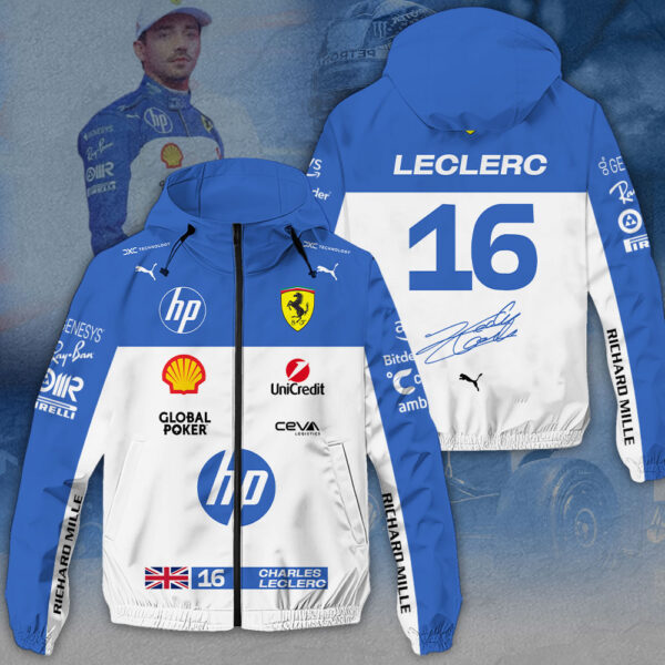Charles Leclerc x Scuderia Ferrari 3D Windbreaker Jacket - MAITM 10981