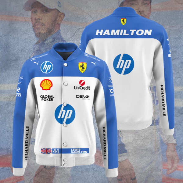 Scuderia Ferrari x Lewis Hamilton Varsity Jacket - TANTN 12559