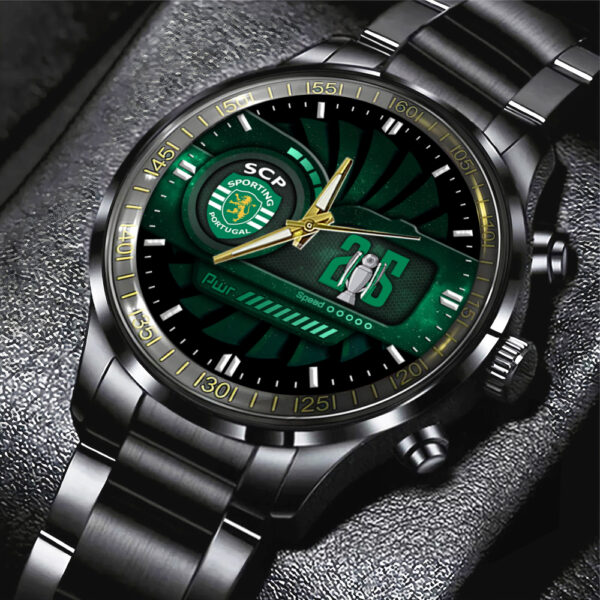 Sporting CP Black Stainless Steel Watch - HOATT 10769