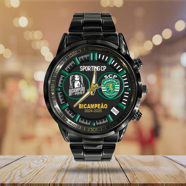 Sporting CP Black Stainless Steel Watch - TANTN 12909