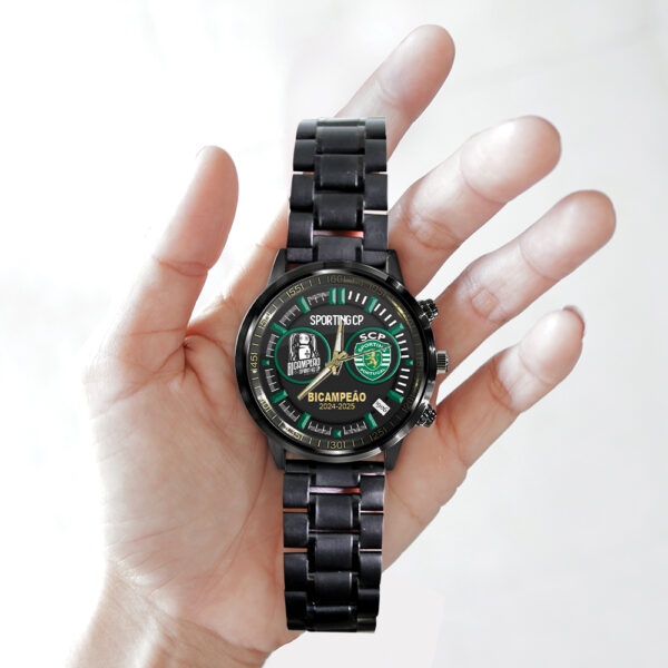 Sporting CP Black Stainless Steel Watch - TANTN 12909
