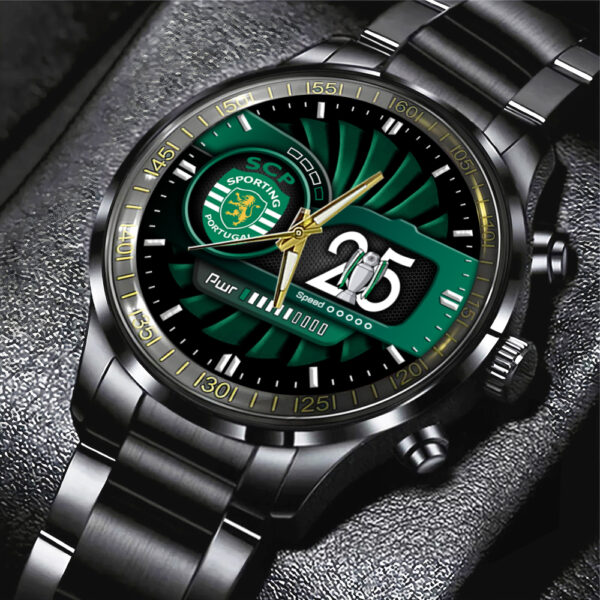 Sporting CP Black Stainless Steel Watch - TANTN 12913