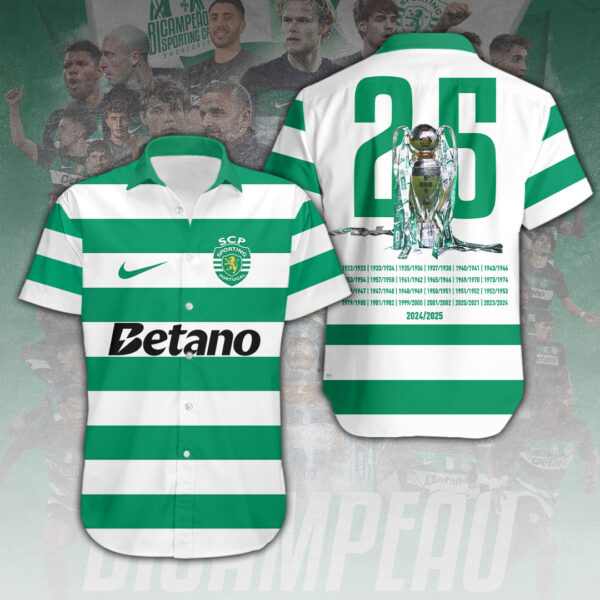 Sporting CP Short Sleeve Dress Shirt – HOATT 10770.1