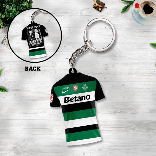 Sporting CP Custom Shape 2-sided Keychain - TANTN 13091