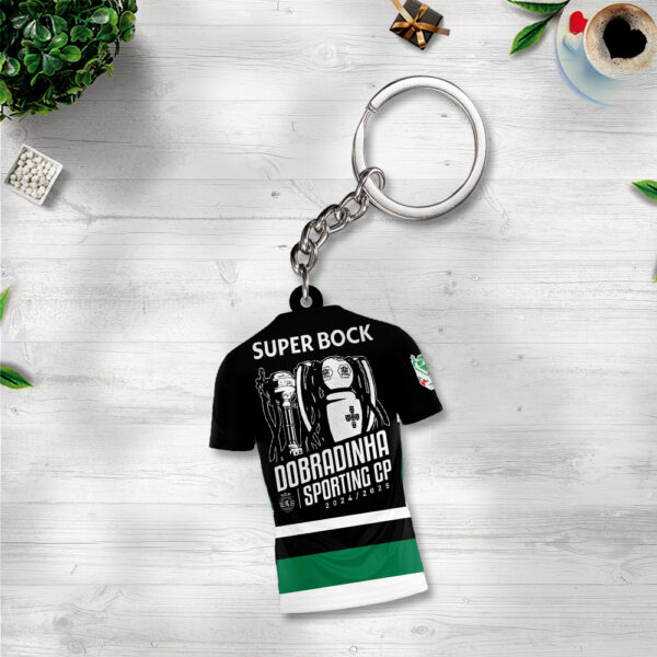 Sporting CP Custom Shape 2-sided Keychain - TANTN 13091