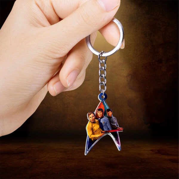 Star Trek Custom Shape 2-sided Keychain - HOATT 10587