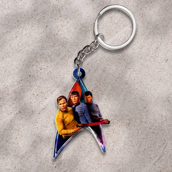 Star Trek Custom Shape 2-sided Keychain - HOATT 10587