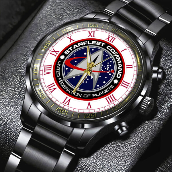 Star Trek Black Stainless Steel Watch - TANTN 12676