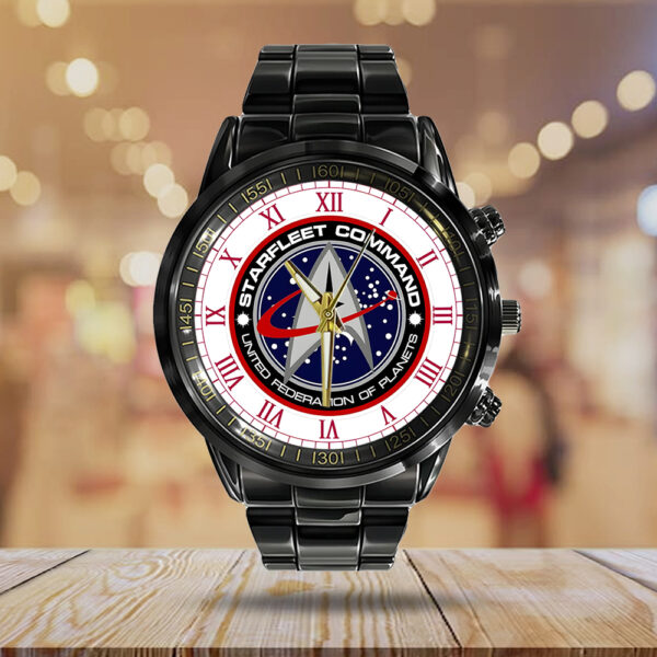 Star Trek Black Stainless Steel Watch - TANTN 12676
