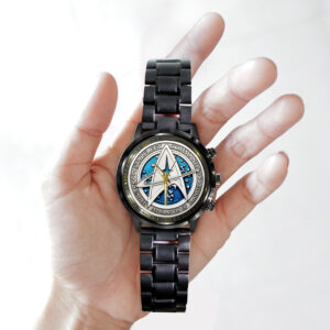Star Trek Black Stainless Steel Watch - TANTN 12677