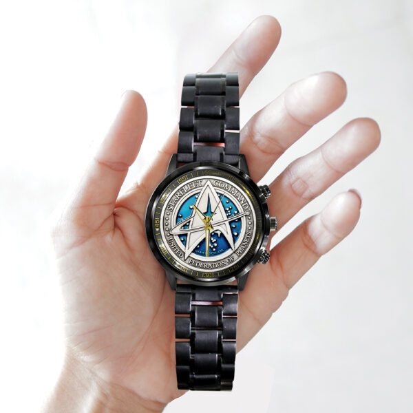 Star Trek Black Stainless Steel Watch - TANTN 12677