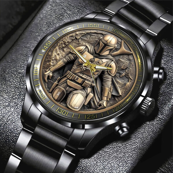 Star Wars Black Stainless Steel Watch - MAITM 11015