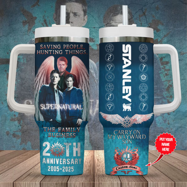 Personalized Supernatural 40oz Stanley Tumbler - TANTN 12554