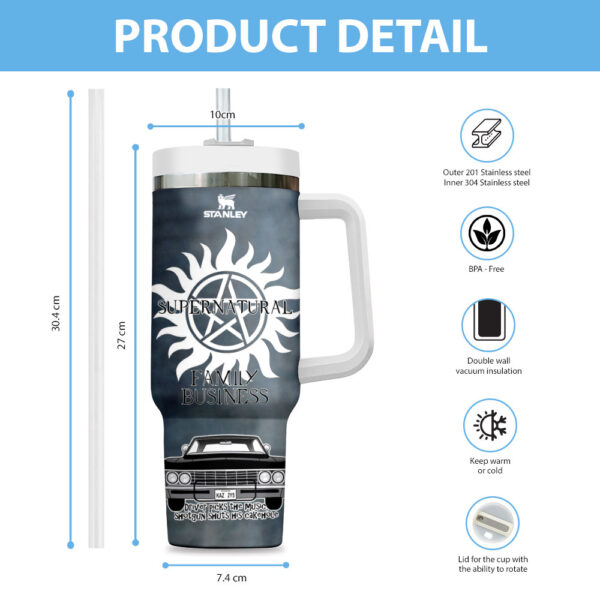 Supernatural 40oz Stanley Tumbler - TANTN 12555