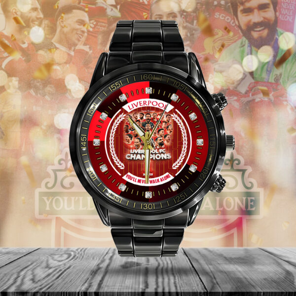 Liverpool FC Black Stainless Steel Watch - TANTN 12473