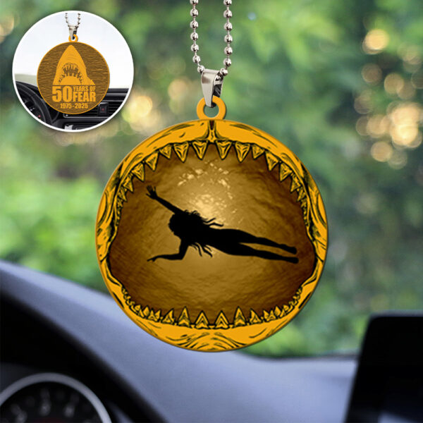 Jaws Custom Shape 2-sided Acrylic Car Ornament - TANTN 12515