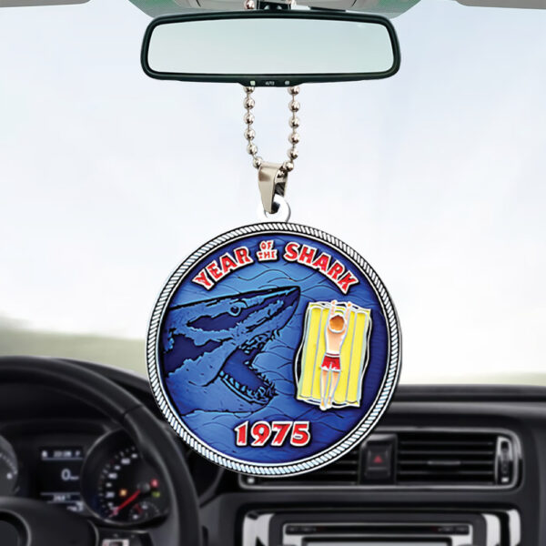Jaws Custom Shape 2-sided Acrylic Car Ornament - TANTN 12519