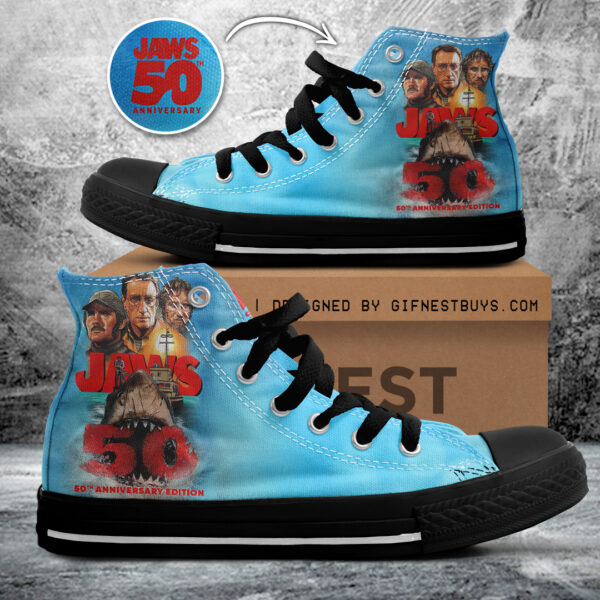 Jaws High Top Canvas Shoes - TANTN 12586