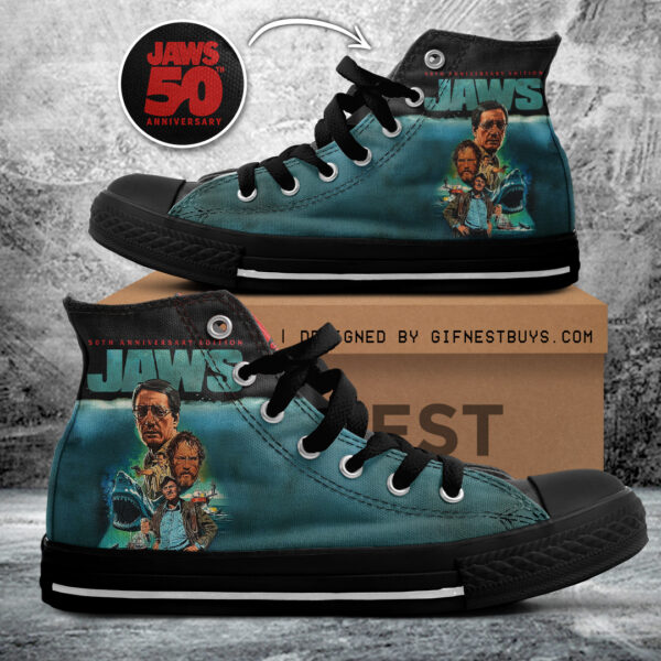 Jaws High Top Canvas Shoes - TANTN 12588