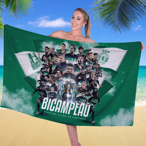 Sporting CP Rectangle Beach Towel - TANTN 12894