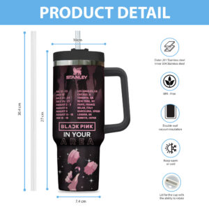 Blackpink 40oz Stanley Tumbler - TANTN 13014