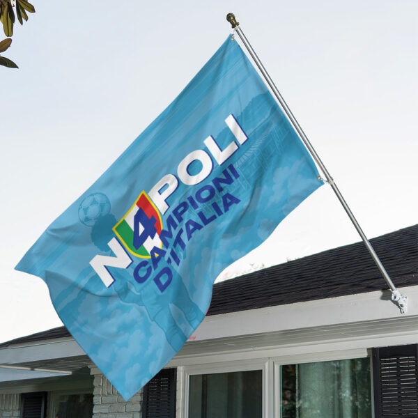 S.S.C. Napoli 3D House Flag - TANTN 13042