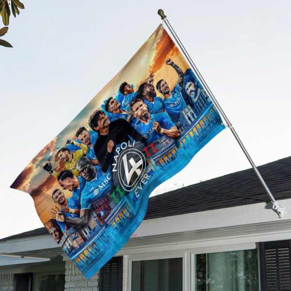 S.S.C. Napoli 3D House Flag - TANTN 13070
