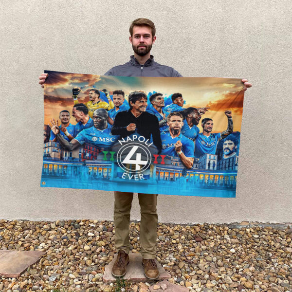 S.S.C. Napoli 3D House Flag - TANTN 13070