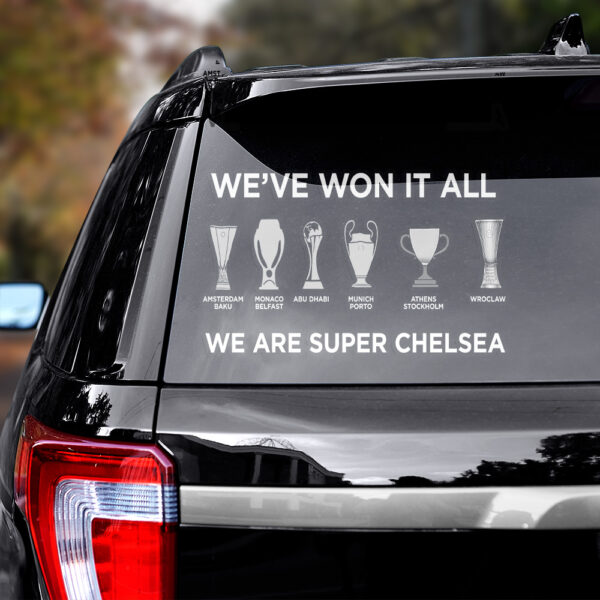 Chelsea FC 3D Decal – TANTN 13160