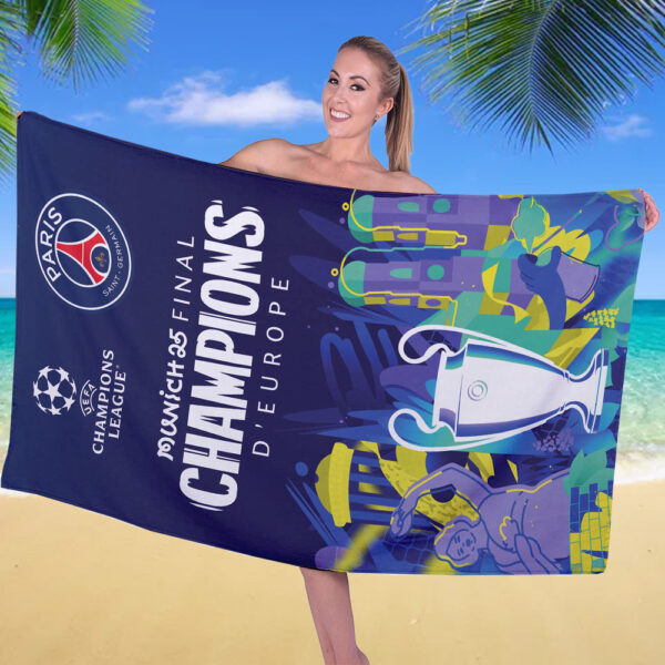 Paris Saint-Germain Rectangle Beach Towel - TANTN 13237