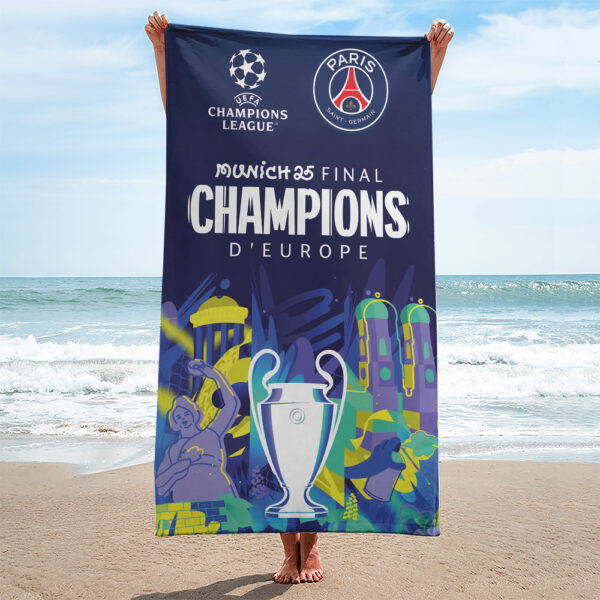 Paris Saint-Germain Rectangle Beach Towel - TANTN 13237