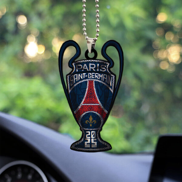 Paris Saint-Germain Custom shape 2-sided Acrylic Car Ornament - TANTN 13242