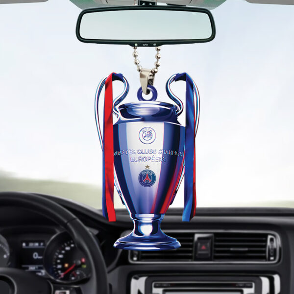 Paris Saint-Germain Custom shape 2-sided Acrylic Car Ornament - TANTN 13244