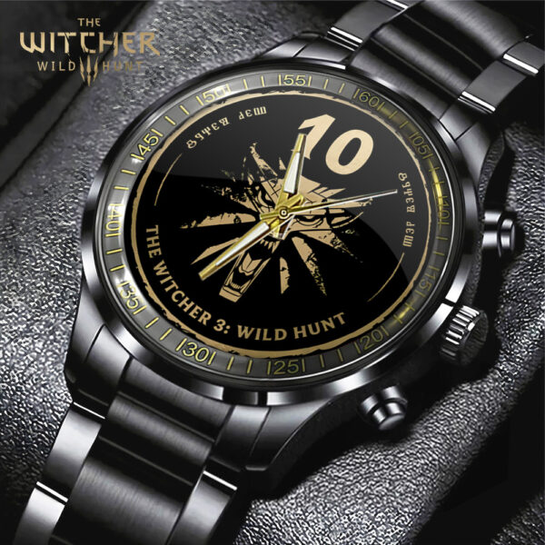 The Witcher 3: Wild Hunt Black Stainless Steel Watch - GNE 3554