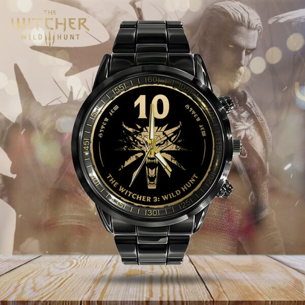 The Witcher 3: Wild Hunt Black Stainless Steel Watch - GNE 3554