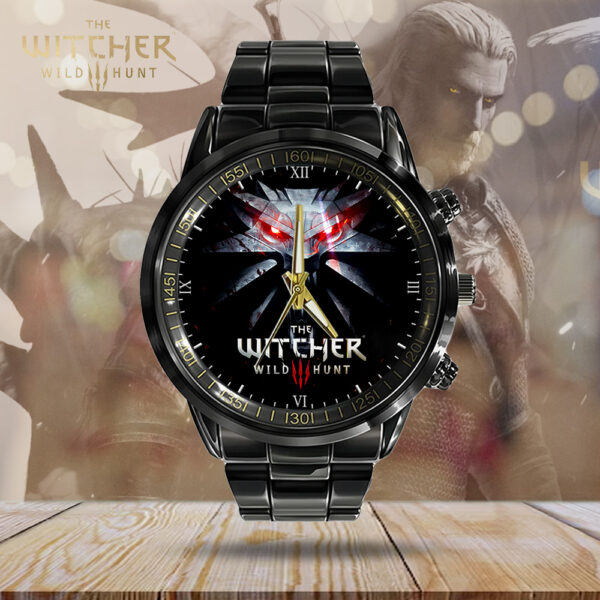 The Witcher 3: Wild Hunt Black Stainless Steel Watch - GNE 3578