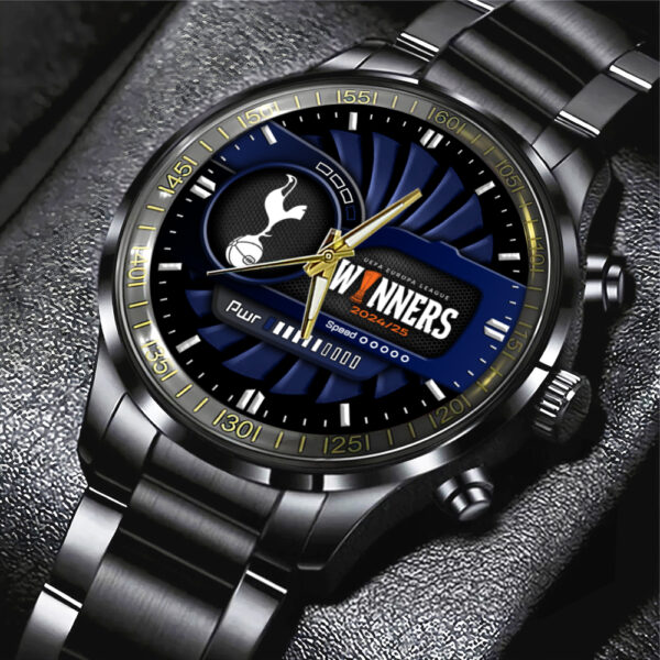 Tottenham Hotspur FC Black Stainless Steel Watch - TANTN 12992