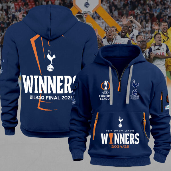 Tottenham Hotspur FC 2D Quarter Zip Hoodie - MAITM 11177