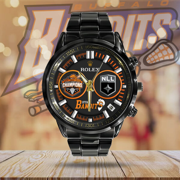Buffalo Bandits Black Stainless Steel Watch - MAITM 11525