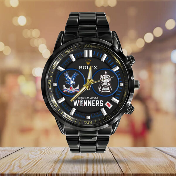 Crystal Palace FC x Rolex Black Stainless Steel Watch - MAITM 11650