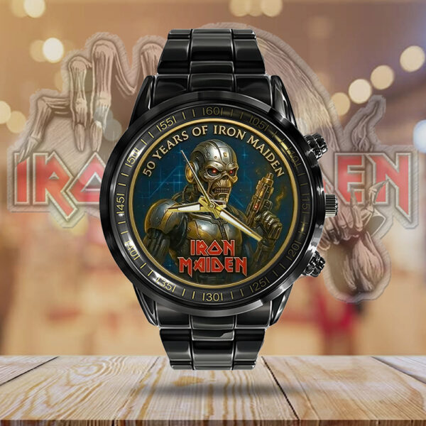 IRMA Black Stainless Steel Watch - MAITM 11543
