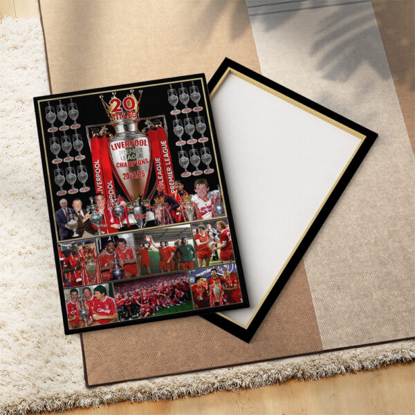 Liverpool FC Rectangle Canvas With Inner Frame - MAITM 11425