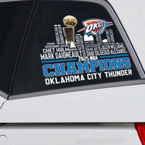 Oklahoma City Thunder 3D Decal – MAITM 11753