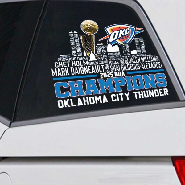 Oklahoma City Thunder 3D Decal – MAITM 11753