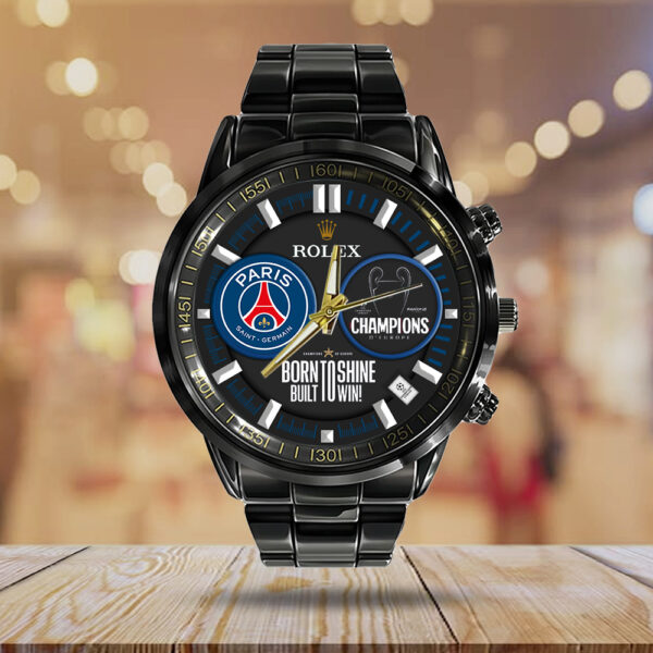 Paris Saint-Germain x Rolex Black Stainless Steel Watch - MAITM 11550