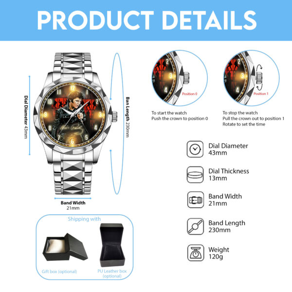 Elvis Presley Alloy Luxury Quartz Watch - MAITM 11696