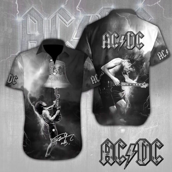 Rock Music x Angus Young Short Sleeve Dress Shirt – MAITM 11875