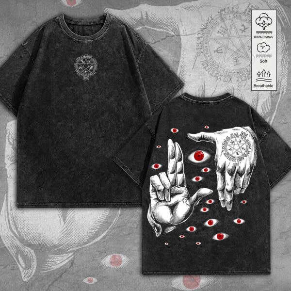 Hellsing 2D Acid Washed Cotton Shirt - MEDIA 087